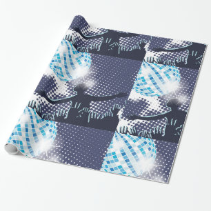 DJ met glanzend opvulpapier Cadeaupapier