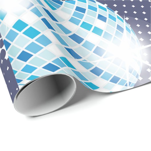 DJ met glanzend opvulpapier Cadeaupapier (Rol Hoek)