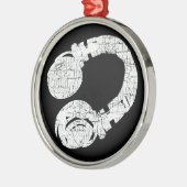 dj metalen ornament (Links)