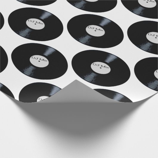 DJ Mix Record label Cadeaupapier (Hoek)