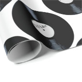 DJ Mix Record label Cadeaupapier (Rol Hoek)