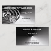 DJ, mixen, geluidsvisitekaartjes Visitekaartje (Voorkant / Achterkant)