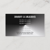 DJ, mixen, geluidsvisitekaartjes Visitekaartje (Achterkant)