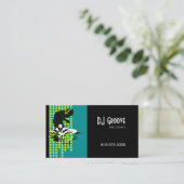 DJ Mixmaster Disk Jockey - Music-Visitekaartje Visitekaartje (Staand voorkant)