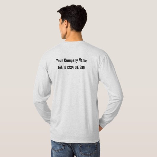 DJ Mobile Disco Record Player-Cartoon T-shirt (Achterkant volledig)