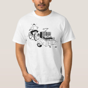 DJ Mobile Disco Record Player-Cartoon T-shirt