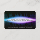 DJ Modern Blue Visitekaartje (Achterkant)