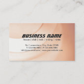 DJ Modern Metalic Stylish Vinyl Recoder Mixer Visitekaartje (Achterkant)