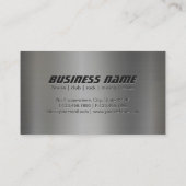 DJ Modern Metalic Stylish Vinyl Recoder Mixer Visitekaartje (Achterkant)