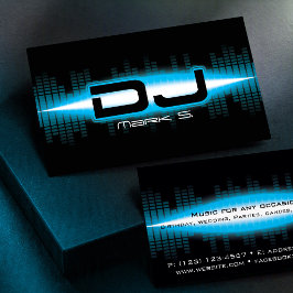 DJ Modern Sky Blue Visitekaartje