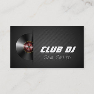 DJ Modern Stylish Platenspeler Vinyl Recoder Mixer Visitekaartje