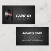 DJ Modern Stylish Platenspeler Vinyl Recoder Mixer Visitekaartje (Voorkant / Achterkant)