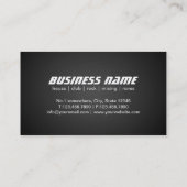 DJ Modern Stylish Platenspeler Vinyl Recoder Mixer Visitekaartje (Achterkant)