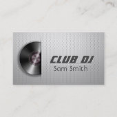 DJ Modern Stylish Platenspeler Vinyl Recoder Mixer Visitekaartje (Voorkant)