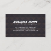 DJ Modern Stylish Platenspeler Vinyl Recoder Mixer Visitekaartje (Achterkant)