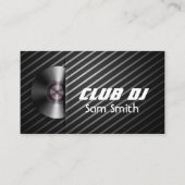 DJ Modern Stylish Platenspeler Vinyl Recoder Mixer Visitekaartje (Voorkant)
