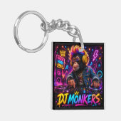 DJ MONKERS DUBBELEZIJDIGE SLEUTELHANGER (Voorkant Links)