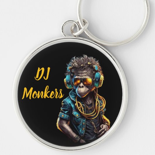 DJ Monkers Sleutelhanger (Voorkant)