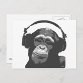 DJ MONKEY BRIEFKAART (Voorkant / Achterkant)