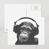DJ MONKEY BRIEFKAART (Voorkant / Achterkant)