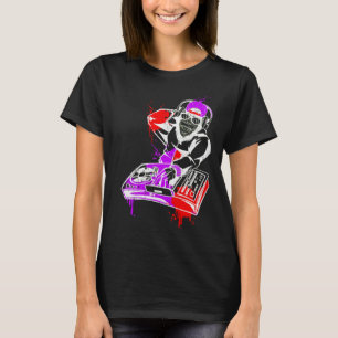 DJ Monkey Music Party Leuke Zonnebril Dance Party T-shirt