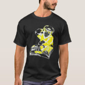 DJ Monkey Music Party Leuke Zonnebril Monkey Headp T-shirt (Voorkant)