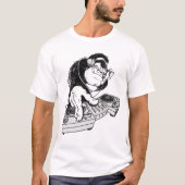 DJ Monkey Platenspeler Mannen T-Shirt (Voorkant)