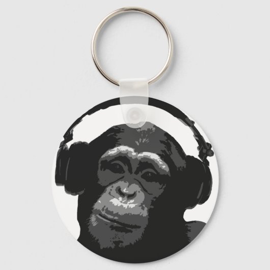 DJ MONKEY SLEUTELHANGER (Voorkant)