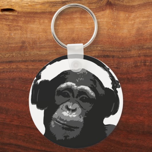 DJ MONKEY SLEUTELHANGER (Voorkant)