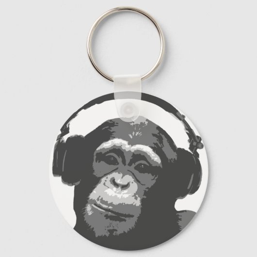 DJ MONKEY SLEUTELHANGER (Voorkant)