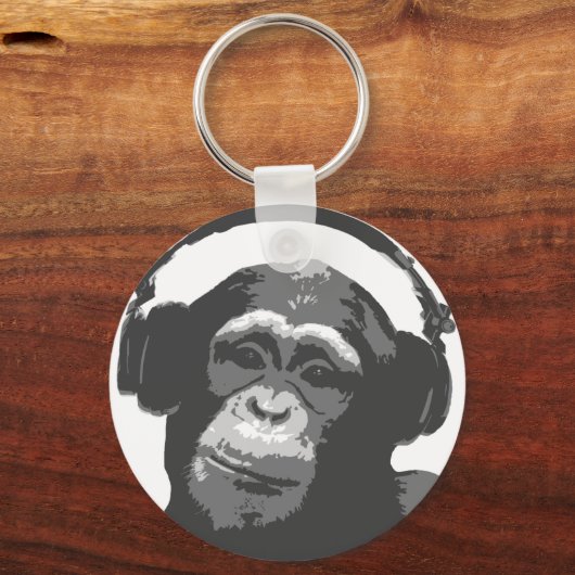 DJ MONKEY SLEUTELHANGER (Voorkant)
