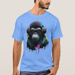DJ Monkey  T-shirt