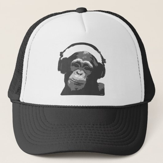 DJ MONKEY TRUCKER PET (Voorkant)