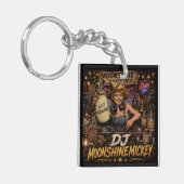 DJ MOONSHINEMICKEY DUBBELEZIJDIGE SLEUTELHANGER (Voorkant Links)