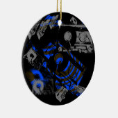 DJ Music Cassette Keramisch Ornament (Rechts)