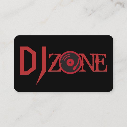 DJ Music Club Entertainment Visitekaartje     (Voorkant)