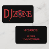 DJ Music Club Entertainment Visitekaartje     (Voorkant / Achterkant)