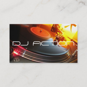 DJ Music Club Entertainment Visitekaartje 