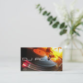 DJ Music Club Entertainment Visitekaartje     (Staand voorkant)