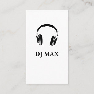 DJ, Music, Club, Visitekaartje
