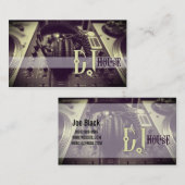 DJ, Music, Club, Visitekaartje (Voorkant / Achterkant)