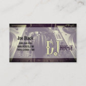 DJ, Music, Club, Visitekaartje (Achterkant)