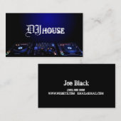 DJ, Music, Club, Visitekaartje (Voorkant / Achterkant)