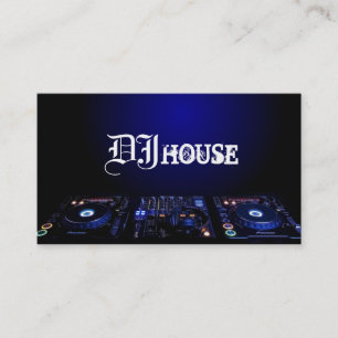 DJ, Music, Club, Visitekaartje