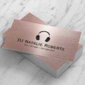 DJ Music Dejay Modern Blush Roos Gold Visitekaartje
