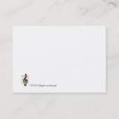 DJ Music G clef Visitekaartje (Achterkant)