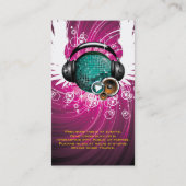 DJ Music Heaven Visitekaartje (Achterkant)