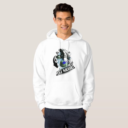 Dj Music Hoodie (Voorkant volledig)