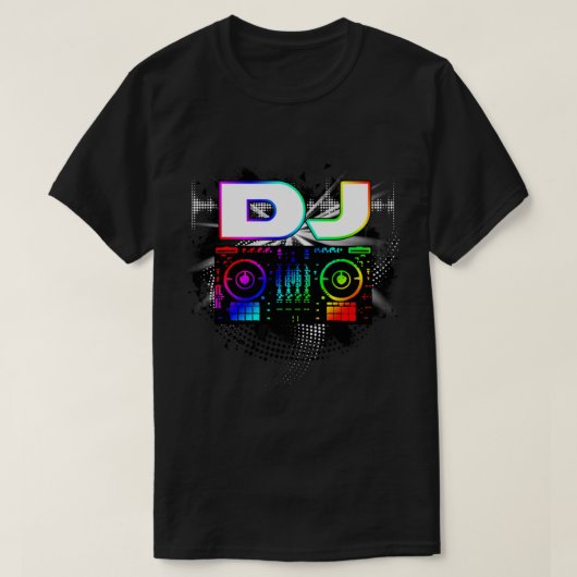 Dj Music Lover Music Player Sound Cool Funny Gift T-shirt (Design voorkant)