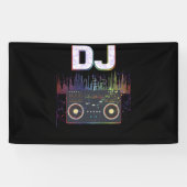 Dj Music Lover Music Player Sound Cool Spandoek (Horizontaal)